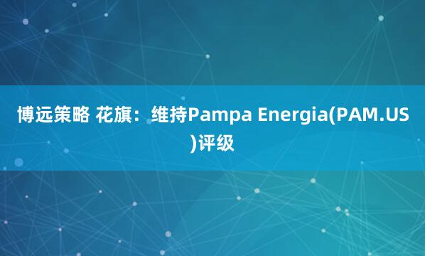 博远策略 花旗：维持Pampa Energia(PAM.US)评级